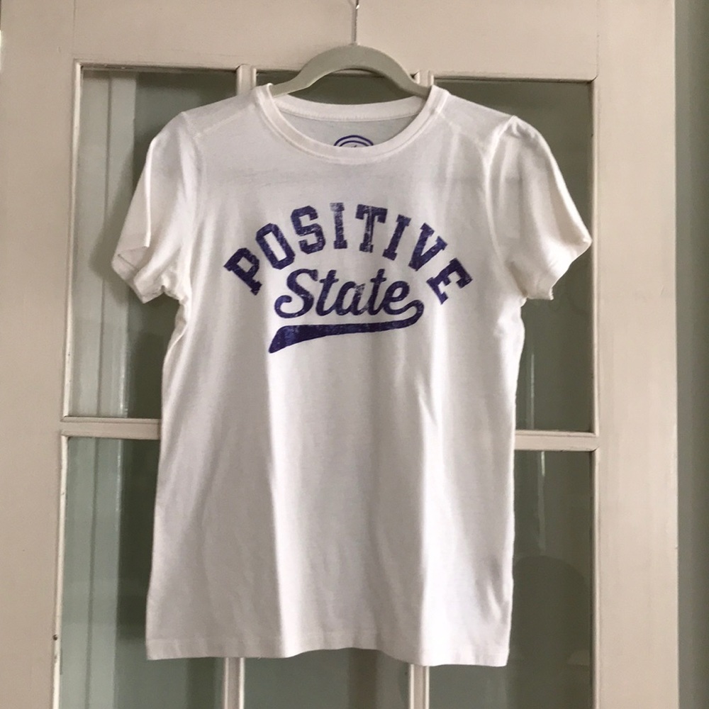 Life Is Good cream colored t-shirt size S